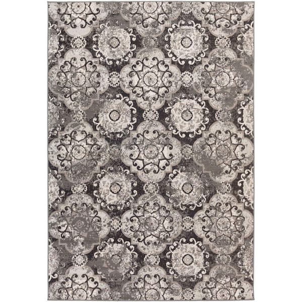 Artistic Weavers Didus Black 5 ft. x 8 ft. Indoor Area Rug