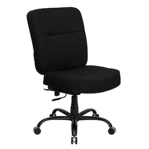 Fabric Swivel Office Chair in Black