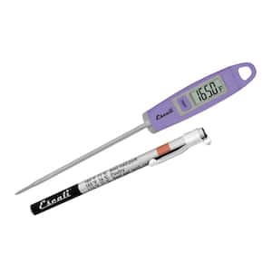 HOME-COMPLETE Red Instant Read Digital Thermometer with Water-Resistant  Feature KIT1125 - The Home Depot