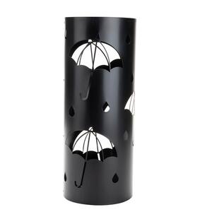 Black Metal Umbrella Holder Stand