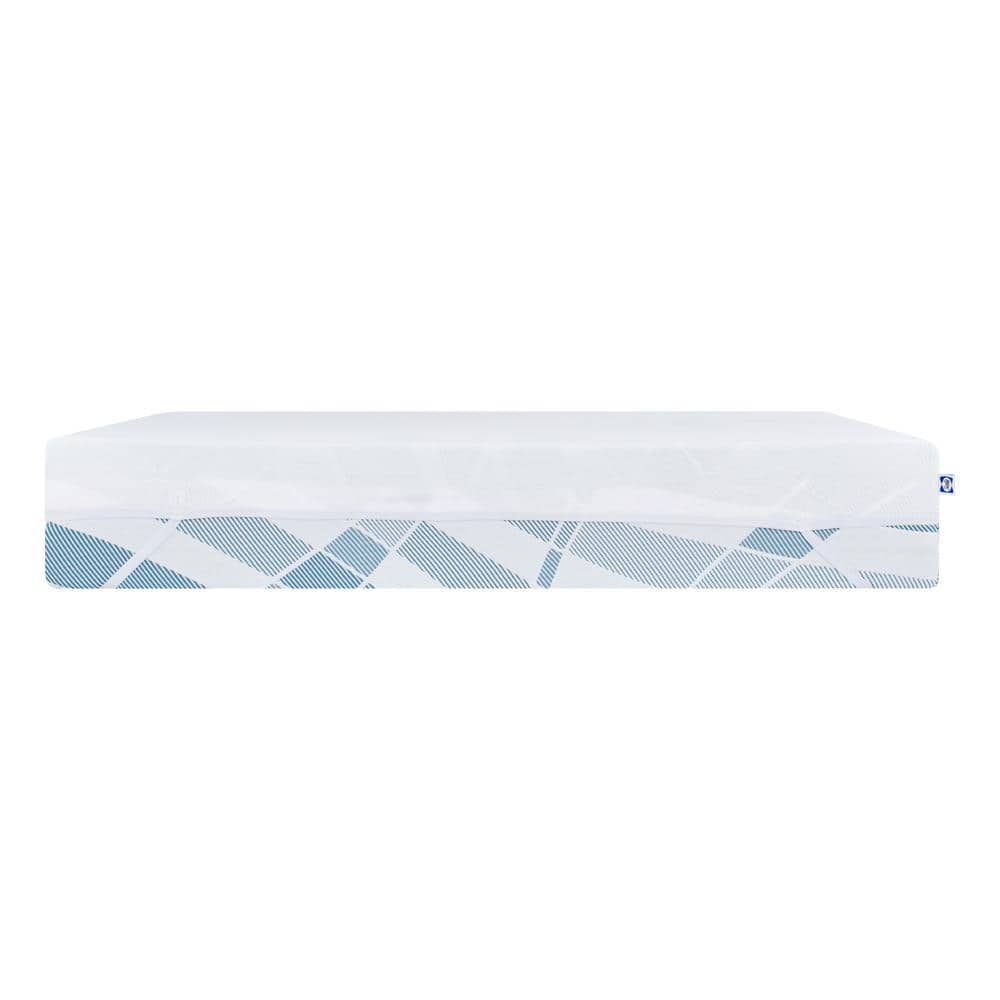 Twin Size Gel Memory Foam Mattress Topper with Cooling Cover