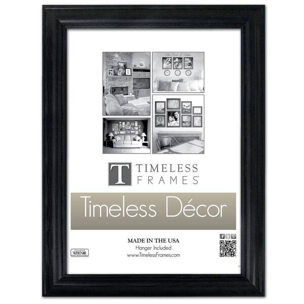 Timeless Frames Brenna 1-Opening 18 in. x 24 in. Black Picture Frame