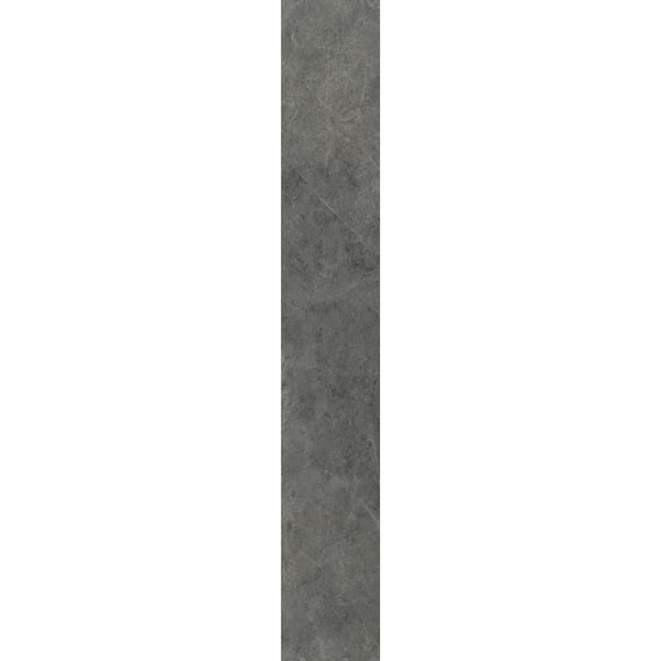 Unbranded Modtique Salon Dark Grey 8 in x 48 in Porcelain Floor Tile (15.69 sq. ft./ Case)