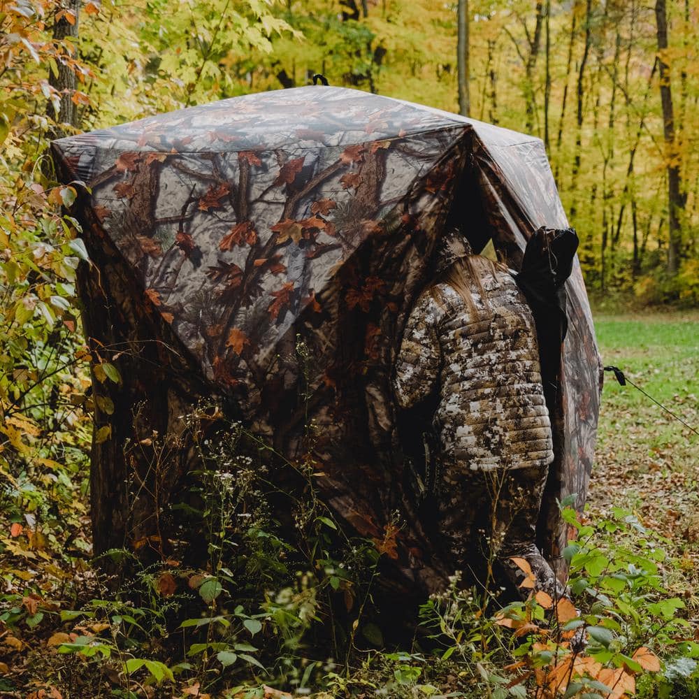 Prowler 300 Tall Woodland Camo Portable Hunting Blind