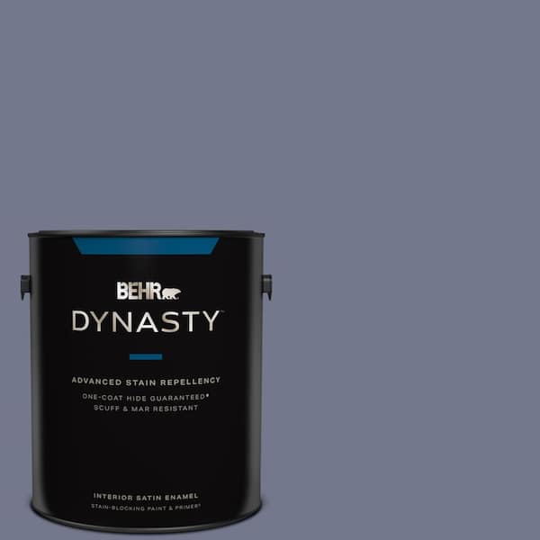BEHR DYNASTY 1 gal. #S550-5 Fantasia One-Coat Hide Satin Enamel Interior Stain-Blocking Paint & Primer