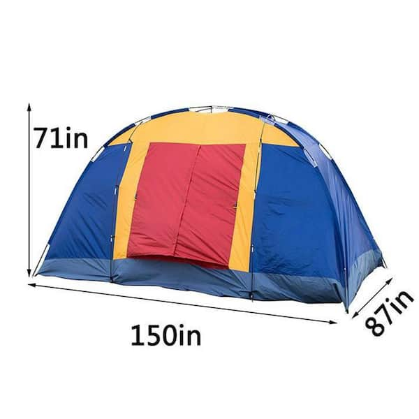 8 Person Outdoor Camping Tent Easy Setup and Large Capacity for Traveling/Hiking shops