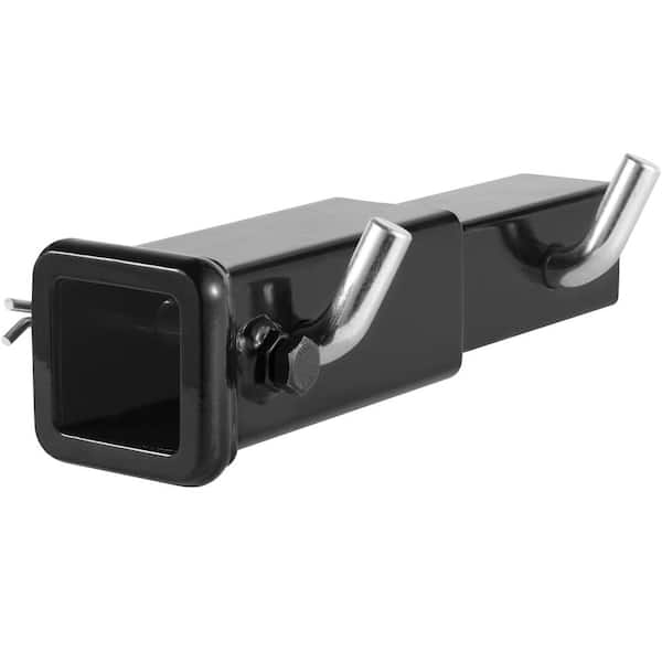 SKYSHALO Trailer Hitch Extender, Fits for 2 in. Receiver Hitch Adapter, Trailer Hitch Extension Tube Extender, 7 in., Black