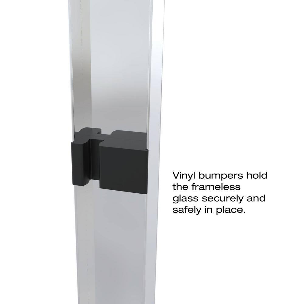 Classic Chrome 70" Semi-Frameless Sliding Shower Door
