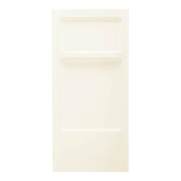 STERLING Advantage 2-7/8 in. x 32 in. x 67 in. 1-piece Direct-to-Stud Shower Back Wall in Biscuit
