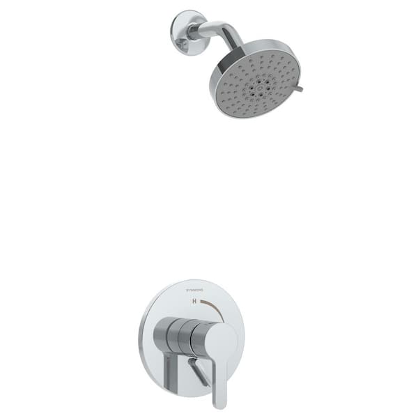 Keely Single-Handle 5-Spray Shower Faucet with VersaFlex Integral Diverter in Chrome (Valve Included)