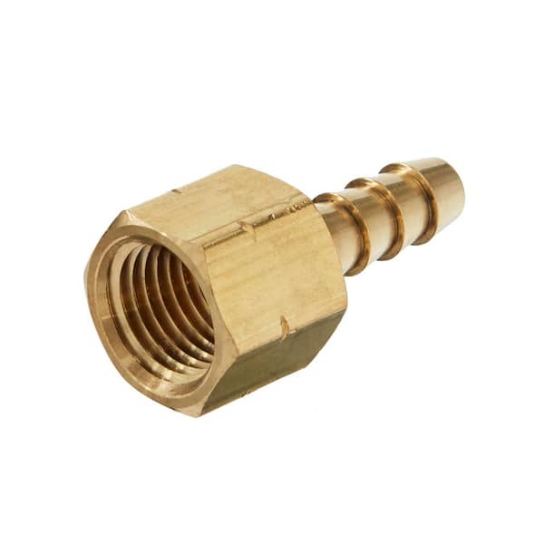 Everbilt 1/4 in. Flare Brass Coupling Fitting 801569 - The Home Depot