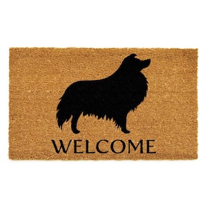 Border Collie Non Shedding Border Collie Rug Rectangle Rugs