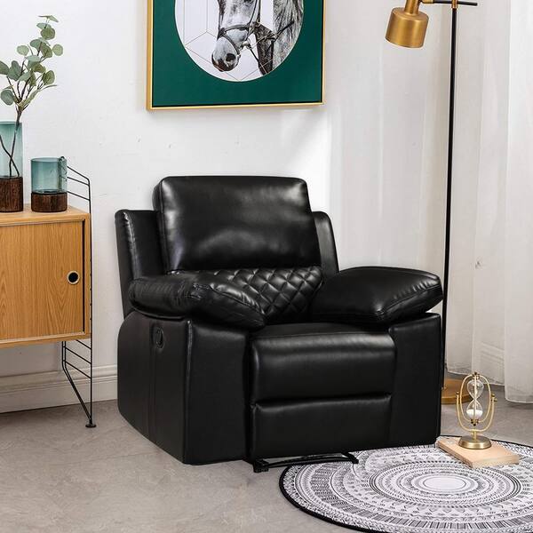 air leather recliner