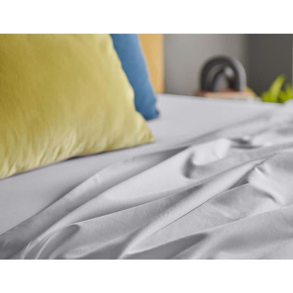 Twin XL Silver Mist Egyptian Cotton Sheet Set