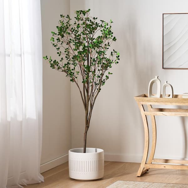 70 in. H Artificial Milan Leaf Meliaceous Potted Plants