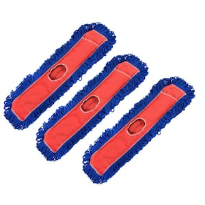 24 in. Microfiber Dry Dust Mop Refill Pads (3-Pack)