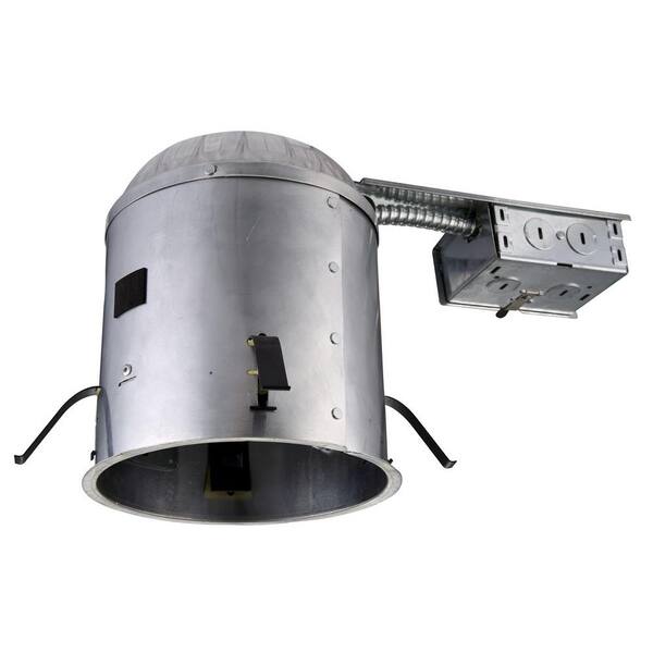 Elegant Lighting 6 in. Recessed Line Voltage Remodel IC Air Tight Housing