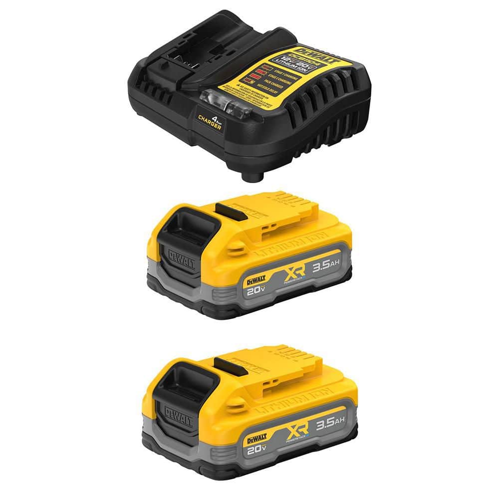 20V MAX XR POWERSTACK Lithium-Ion Battery Starter Kit with (2) 3.5 Ah Batteries and Charger price history on PriceWatchPro