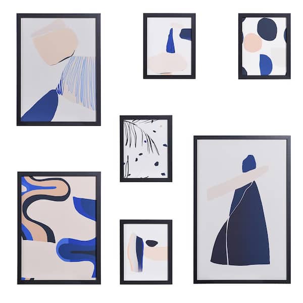 StyleCraft Darwin Framed Abstract Poster and Print 23.62 in. x 15.7 in.