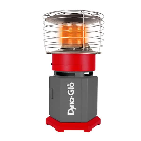 Dyna-Glo 10K BTU HeatAround 360 Portable Recreational Heater with Carrying Case in Red