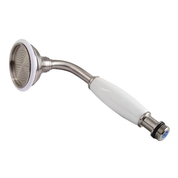 Elizabethan 1-Spray Wall Mount Handheld Shower Head 1.8 GPM in Brushed Nickel