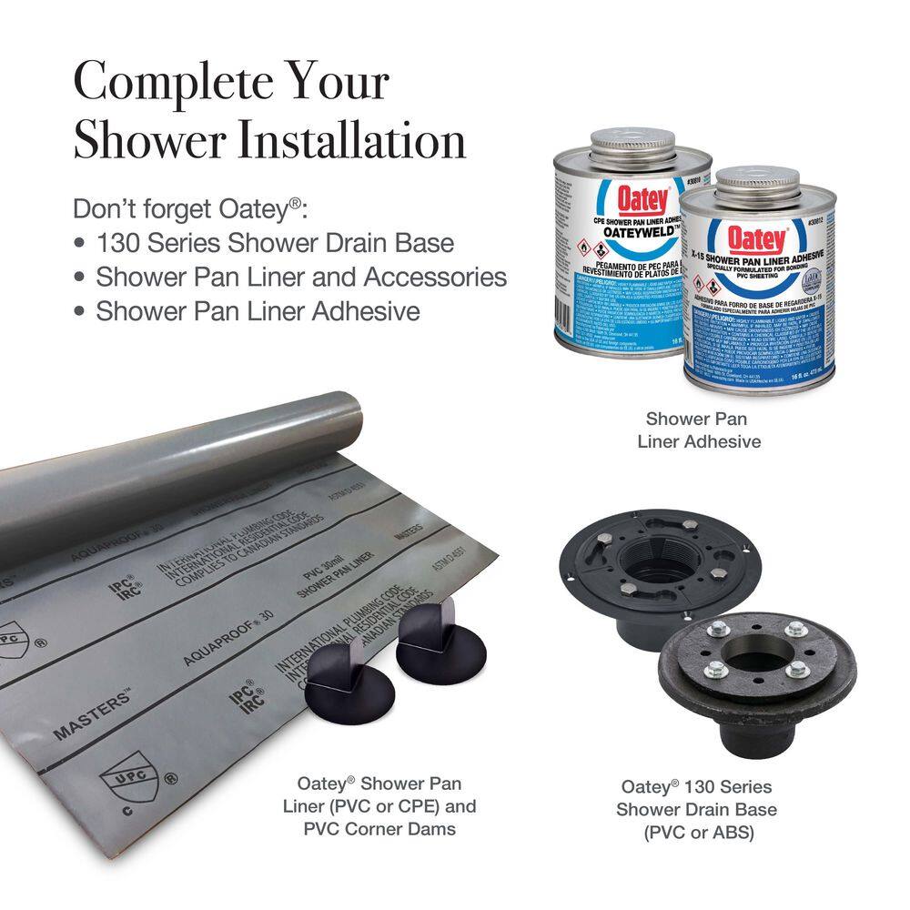 6" x 6" Stainless Steel Tile-In Shower Drain Cover