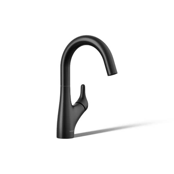 Rival Single-Handle Bar Sink Faucet in Matte Black