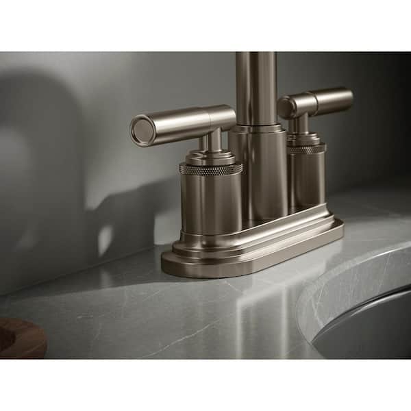 KOHLER Torrington 4 in. Centerset Double Handle Bathroom Faucet in