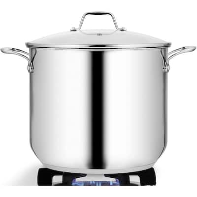 GASONE Brew Kettle 40 qt. Stainless Steel Stock Pot BS-40 - The Home Depot