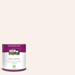 BEHR PREMIUM PLUS 1 Gal. #W-B-100 Billowy Clouds Hi-Gloss Enamel ...