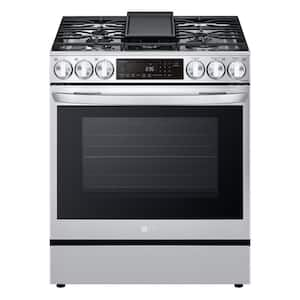 LG Black stainless steel Dual Fuel Ranges at