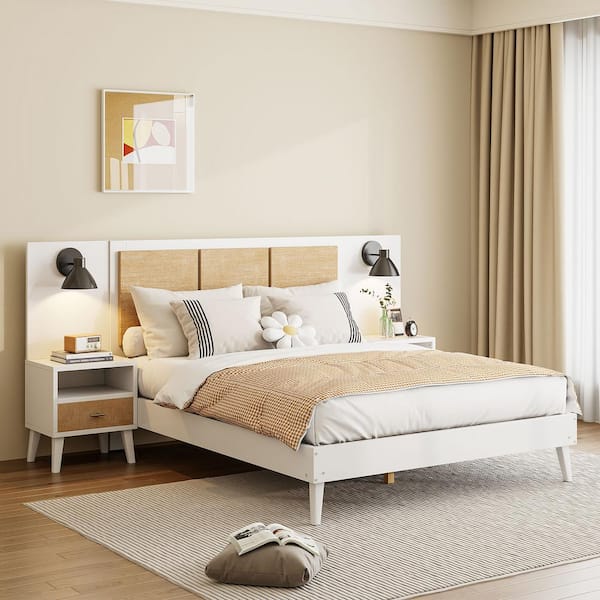 Platform bed nightstands online