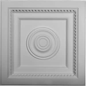 3 in. x 23-7/8 in. x 23-7/8 in. Polyurethane Ashford Ceiling Tile