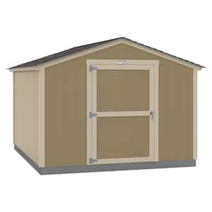 Installed The Tahoe Series Standard Ranch 10 ft. x 12 ft. x 8 ft. 2 in. Un-Painted Wood Storage Building Shed