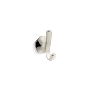 Sundae J-Hook Robe/Towel Hook in Vibrant Polished Nickel