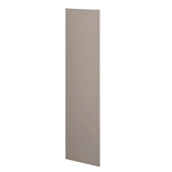 Hampton Bay Courtland 1.5 in. W x 96 in. H Refrigerator End Panel in Sterling Gray