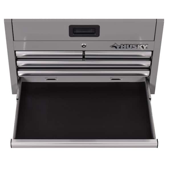 Husky Tool Storage 27 in. W Standard Duty Gray Tool Chest Combo
