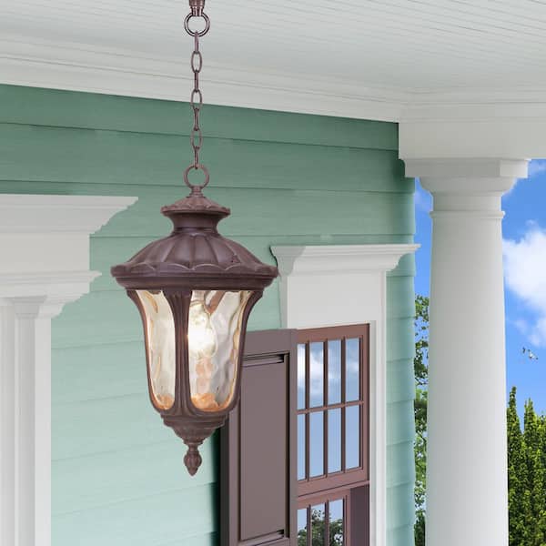 AVIANCE LIGHTING Whitingham 1-Light Imperial Bronze Outdoor Pendant Lantern