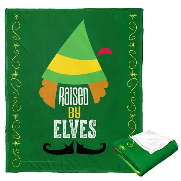 THE NORTHWEST GROUP Elf Silk Touch Multi-Colored Throw Blanket Raised By Elves