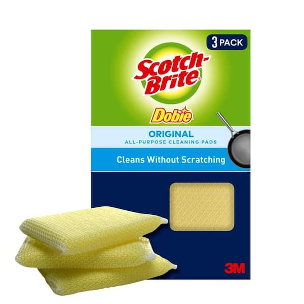 Dobie 2.6 in. x 4.3 in. x 0.5 in. All-Purpose Cleaning Pad (3-Pack)
