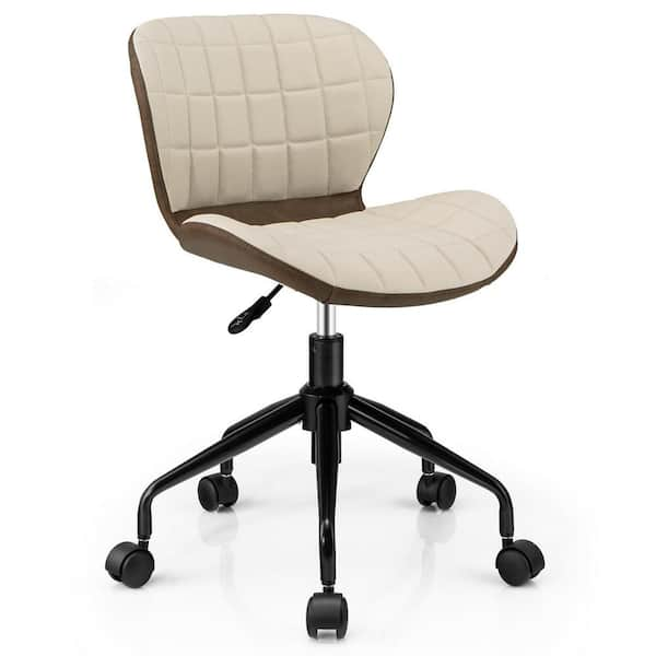 Gymax Reclining Mesh Office Swivel Chair w/ Adjustable Lumbar Support 