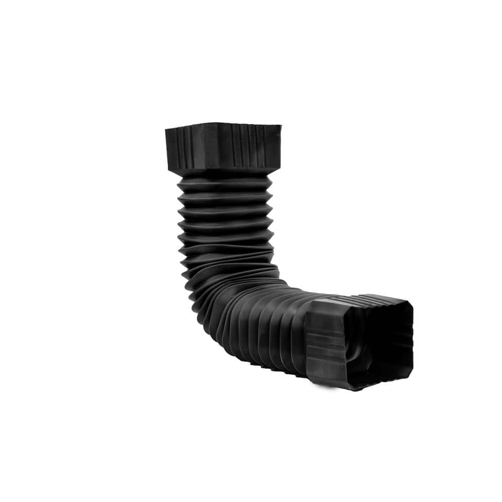 3 in. x 4 in. Black Flexible Elbow Vinyl price history on PriceWatchPro