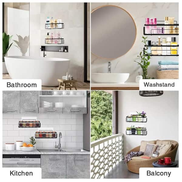 Adhesive Bathroom Shelf – Exquisite Avent