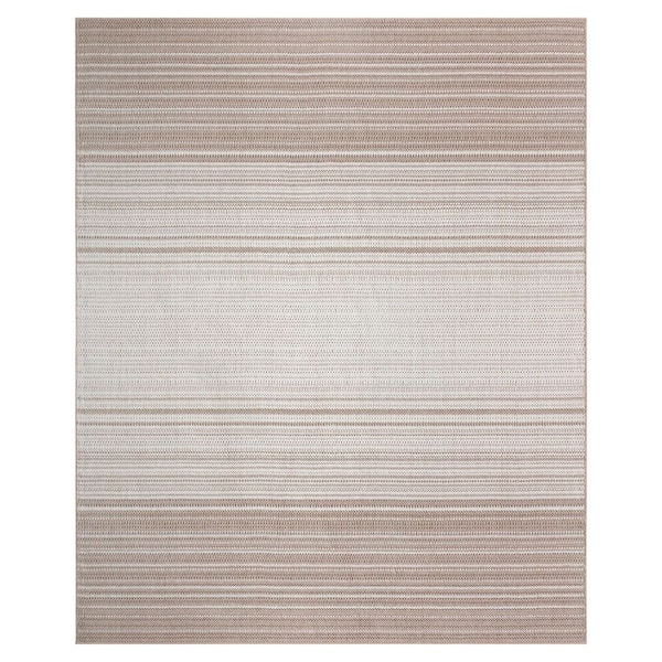Cassie 8 ft. x 10 ft. Ivory Stripe Area Rug