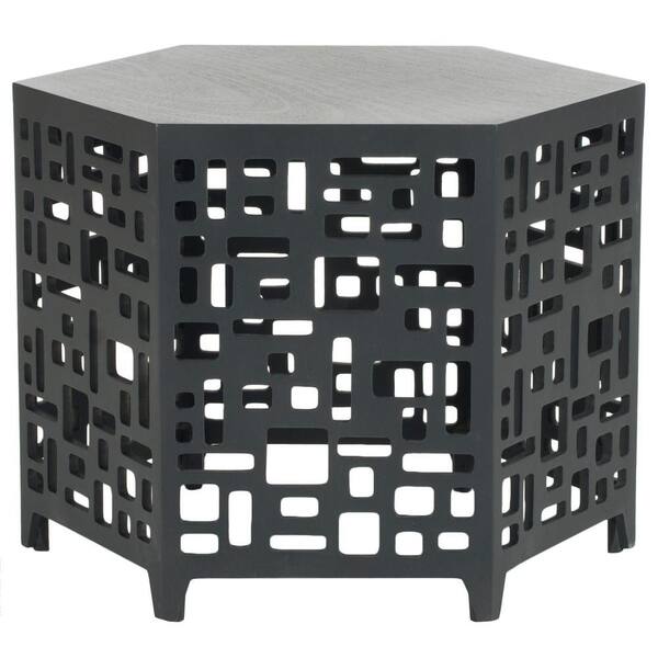 Safavieh Kelby Charcoal Grey End Table