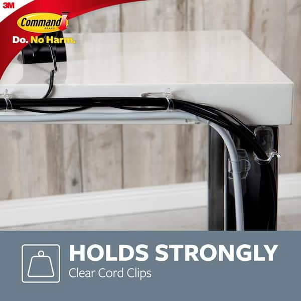 Command 4 lbs. Large Clear Outdoor Window Hook (3 Hooks, 6 Water Resistant  Strips) (3-Pack) 17093CLRAW - The Home Depot