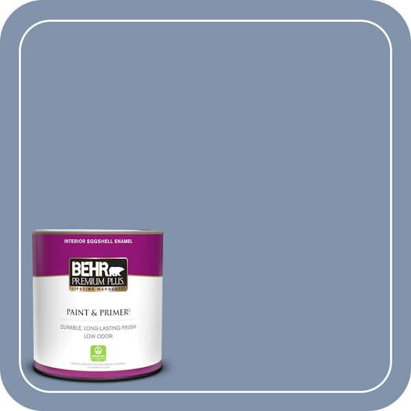 BEHR PREMIUM PLUS 1 qt. #T16-13 Stratus Eggshell Enamel Low Odor Interior Paint & Primer