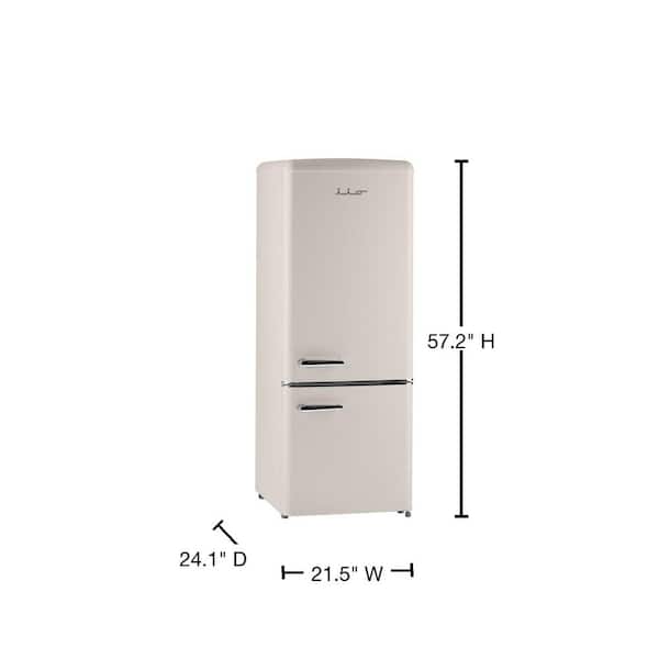 iio 7 Cu. Ft. Retro Refrigerator with Bottom Freezer - On Sale