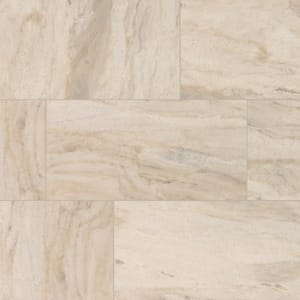 St. Clamont Ivory Marble 15 in. x 30 in. Glazed Porcelain Floor and Wall Tile (261.6 sq. ft./Pallet)