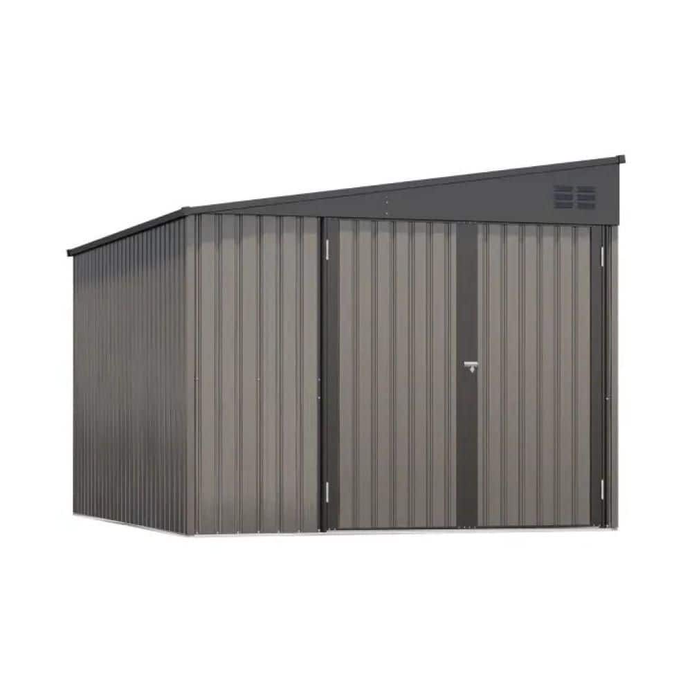 Podmini スペースグレイ brown-aecojoy-metal-sheds-